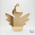 Esferas de Acrílico Espejo Angel Navideño AL01E