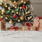 Esferas de Acrílico Transparente Copo de Nieve CN01