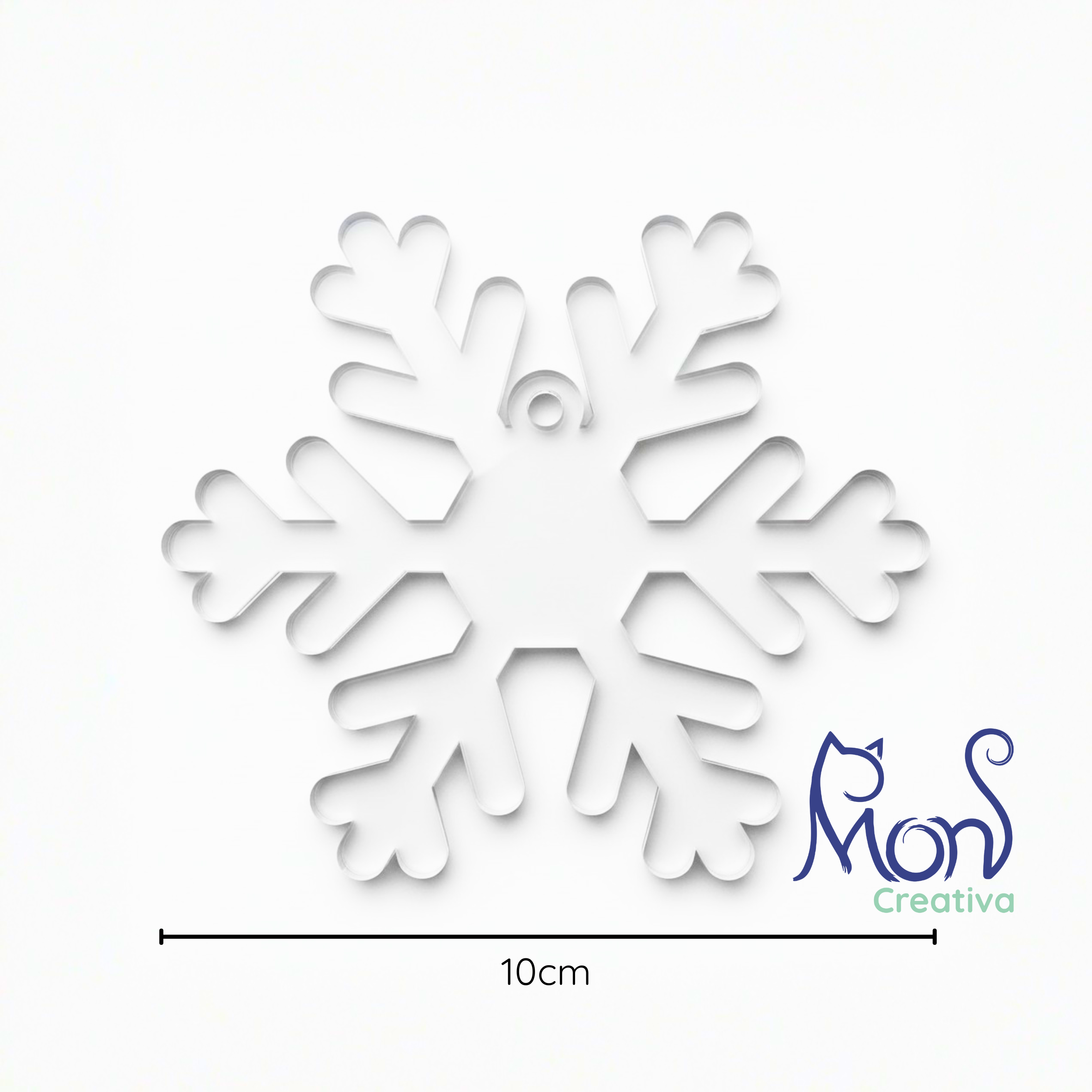 Esferas de Acrílico Transparente Copo de Nieve CN01