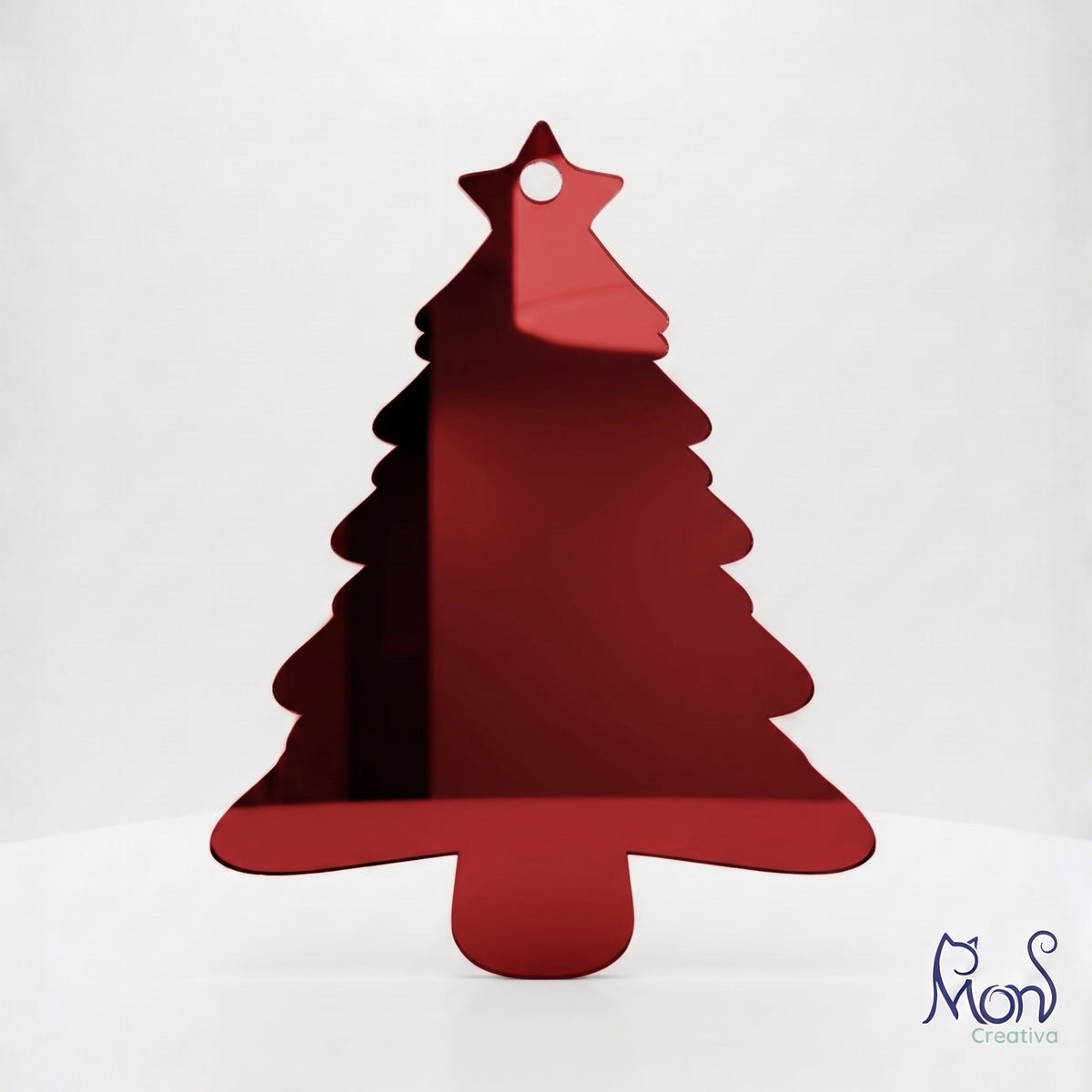 Esferas de Acrílico Espejo Pino Navideño PN01E