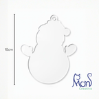 Esferas de Acrílico Transparente Muñeco de Nieve MN02