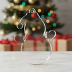 Esferas de Acrílico Transparente Muñeco de Nieve MN03