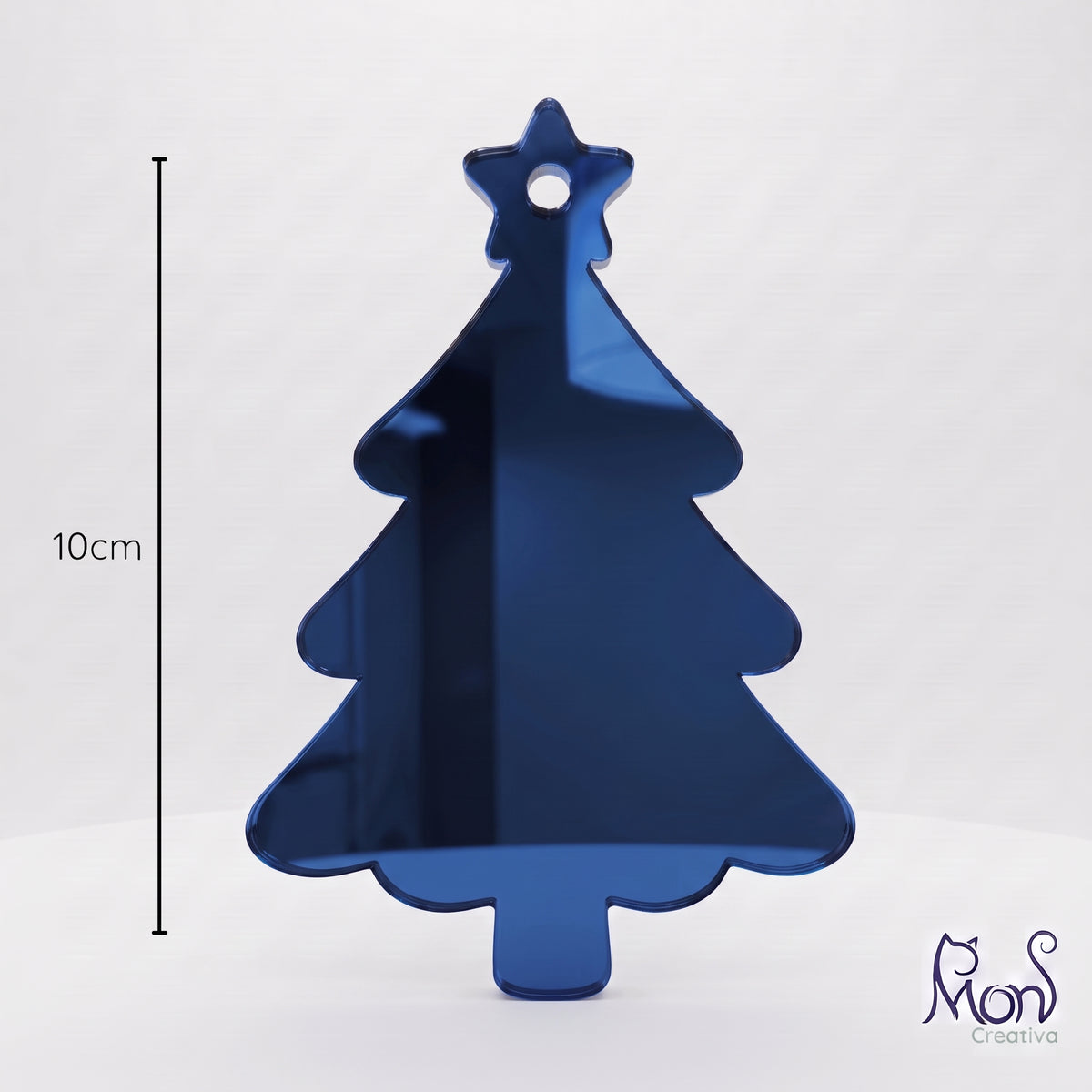 Esferas de Acrílico Espejo Pino Navideño PN02E