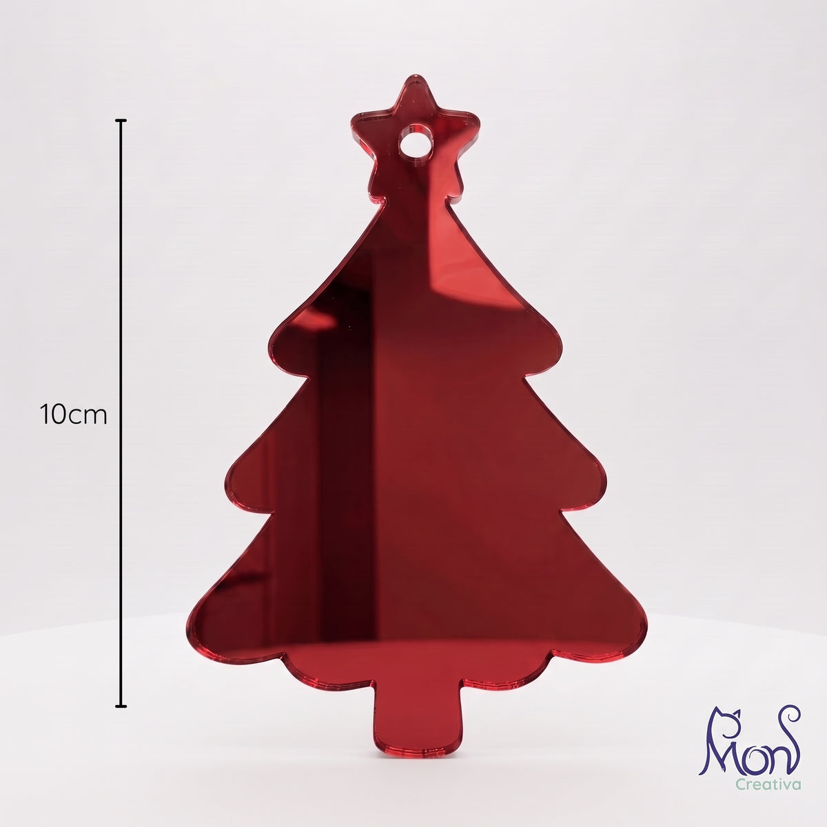 Esferas de Acrílico Espejo Pino Navideño PN02E