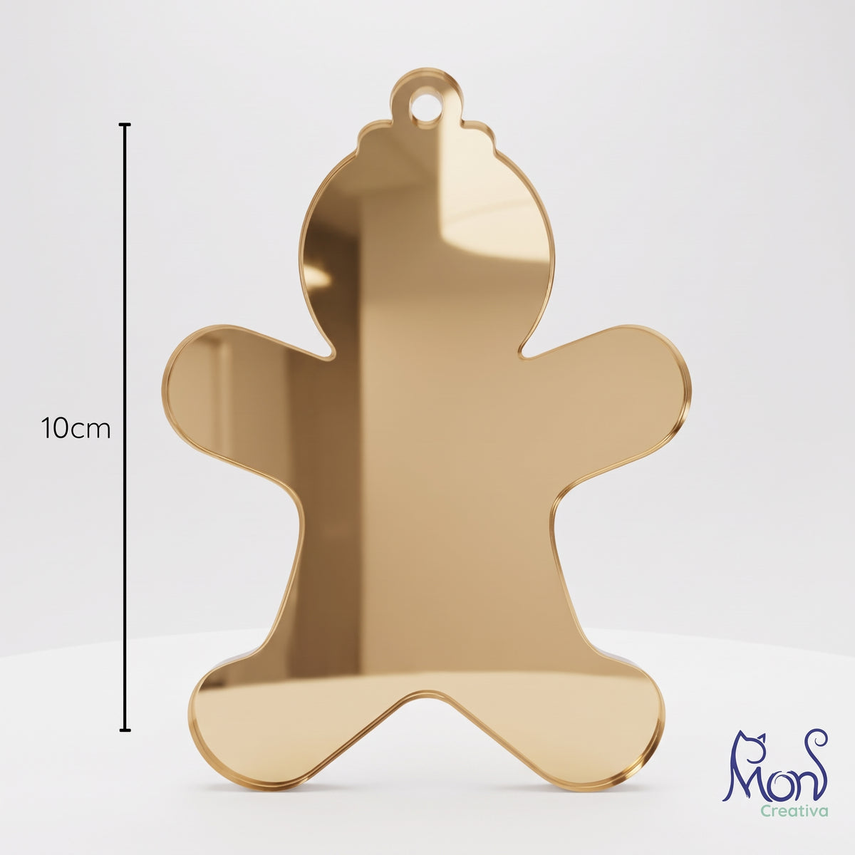 Esferas de Acrílico Espejo Galleta de Jengibre GJ01E