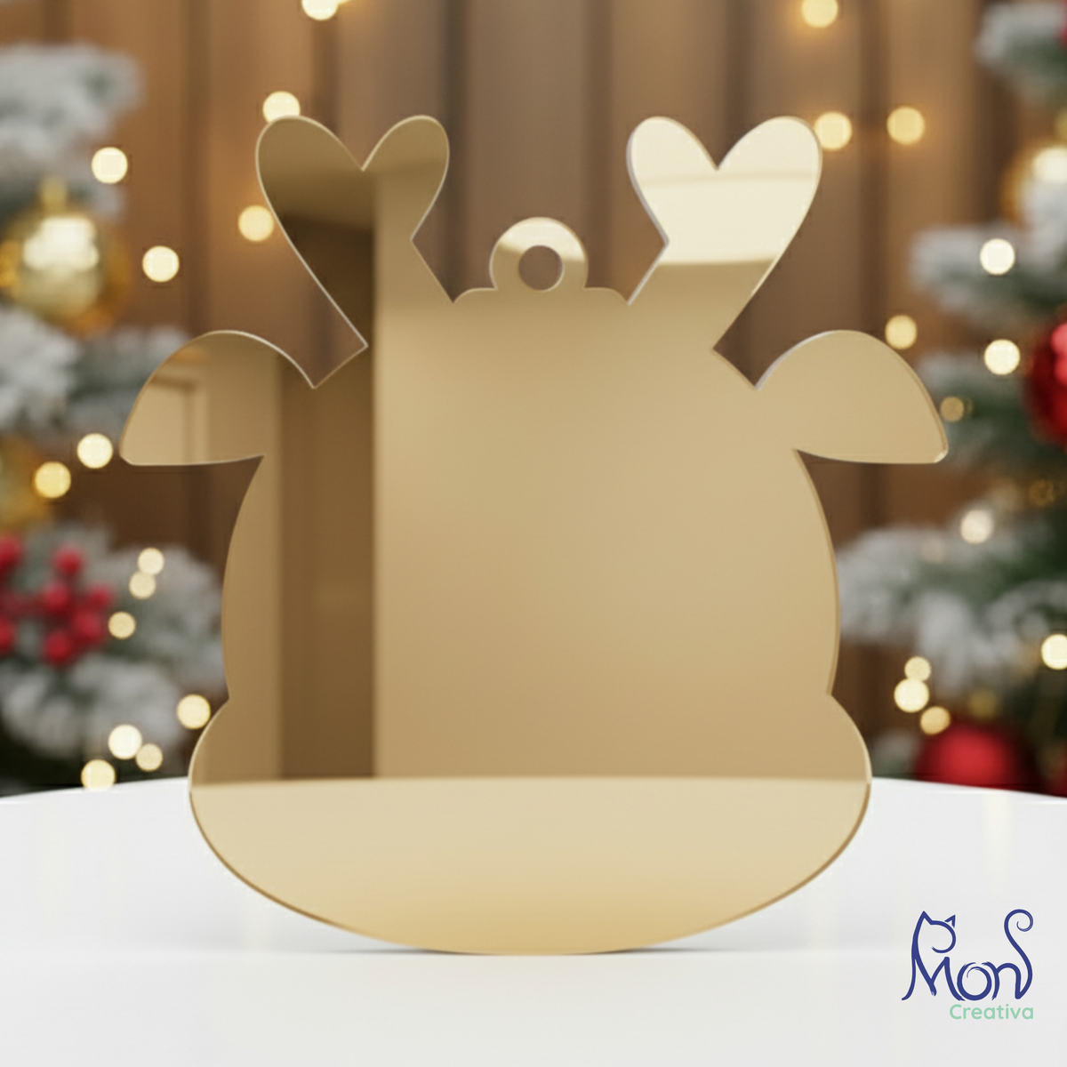 Esferas de Acrílico Espejo Reno Navideño RN01