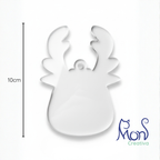 Esferas de Acrílico Transparente Reno Navideño RN02