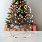 Esferas de Acrílico Transparente Reno Navideño RN02