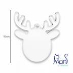 Esferas de Acrílico Transparente Reno Navideño RN03