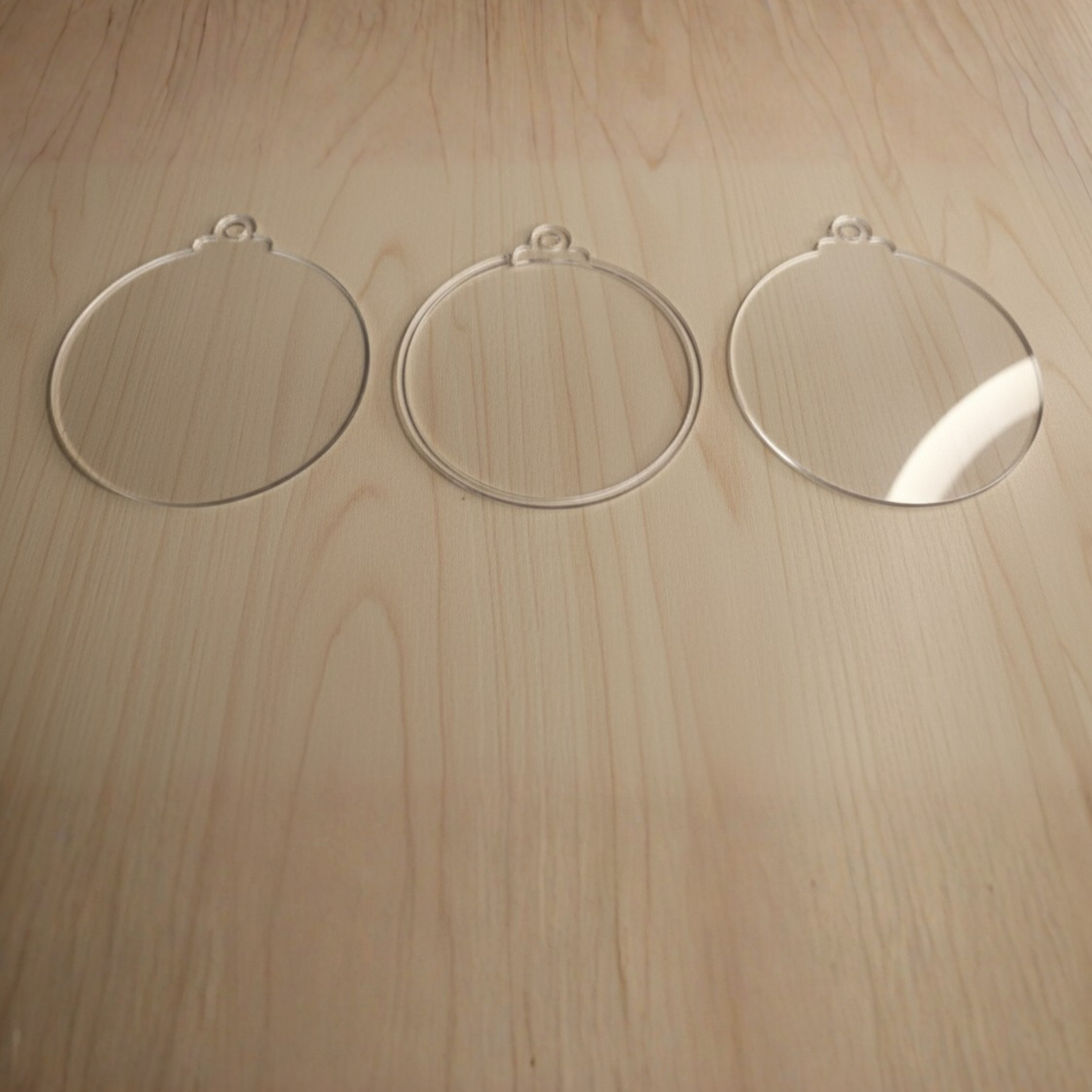 Esferas Snowglobe Acrílico Redondas Clásicas