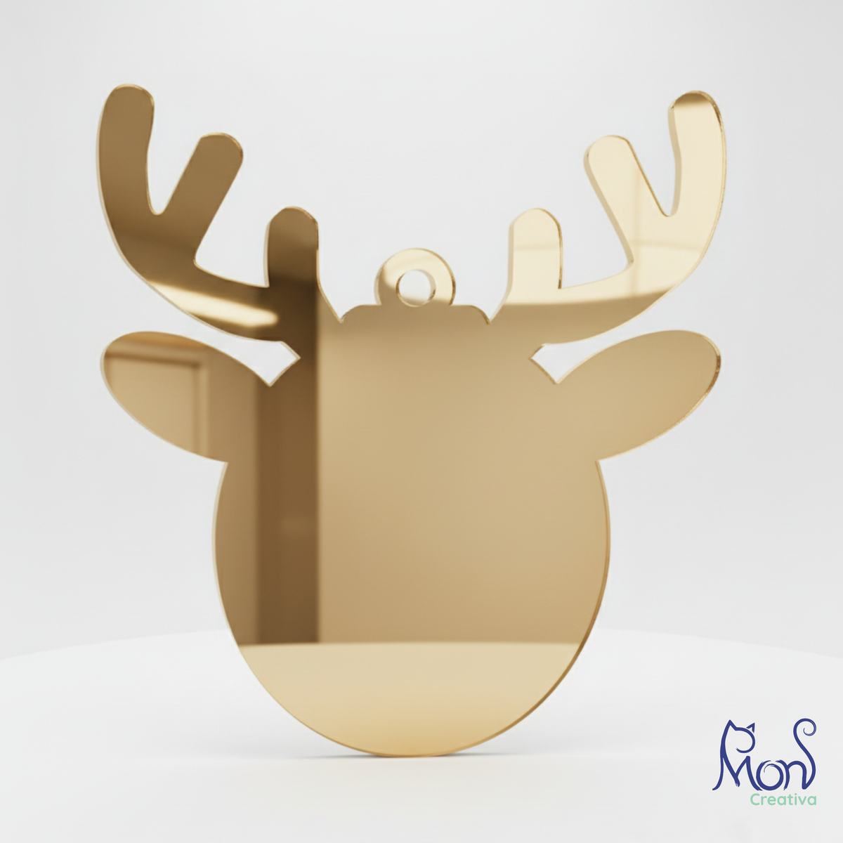 Esferas de Acrílico Espejo Reno Navideño RN03E