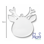 Esferas de Acrílico Transparente Reno Navideño RN04