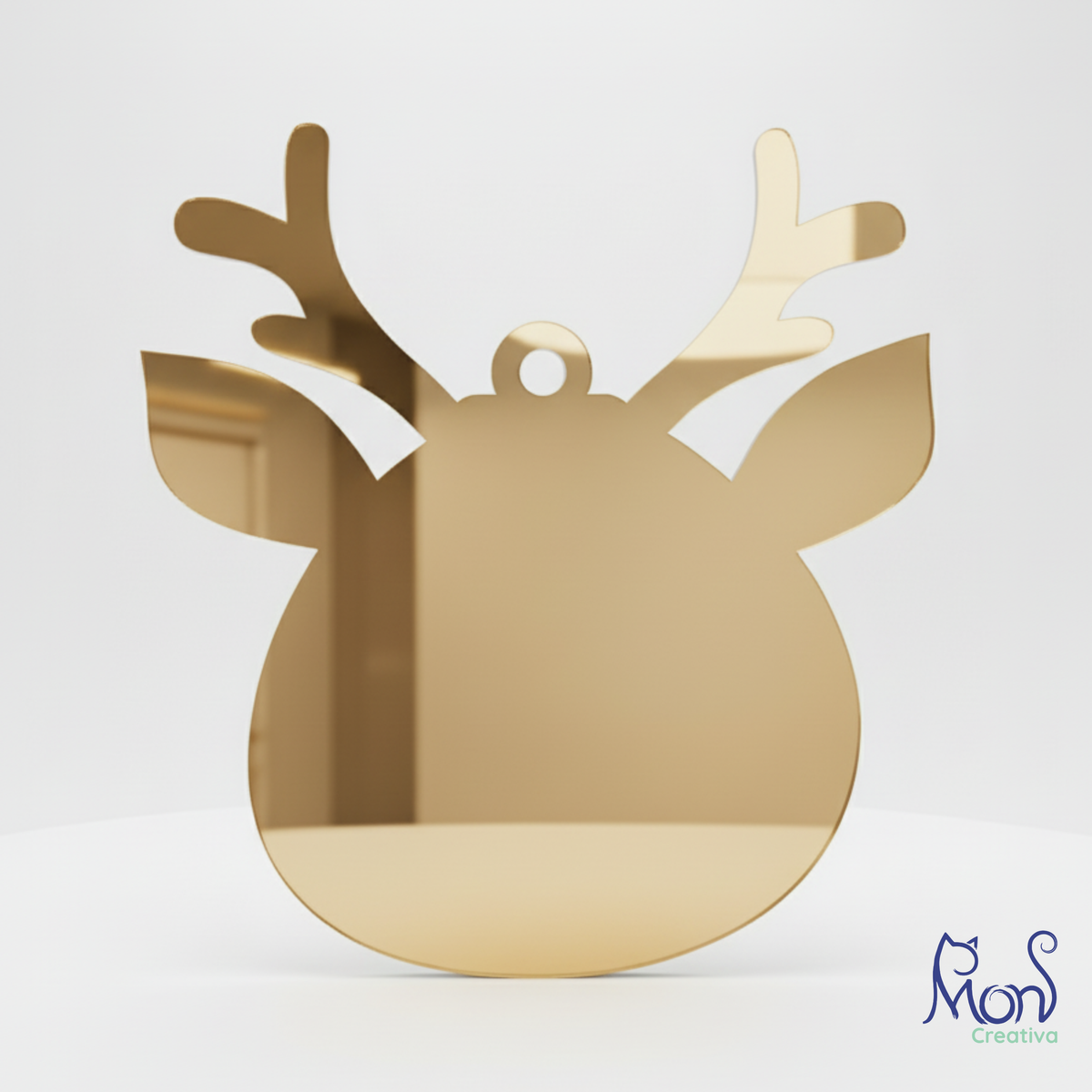 Esferas de Acrílico Espejo Reno Navideño RN04E