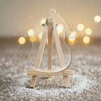 Esferas de Acrílico Transparente Papá Noel SC01